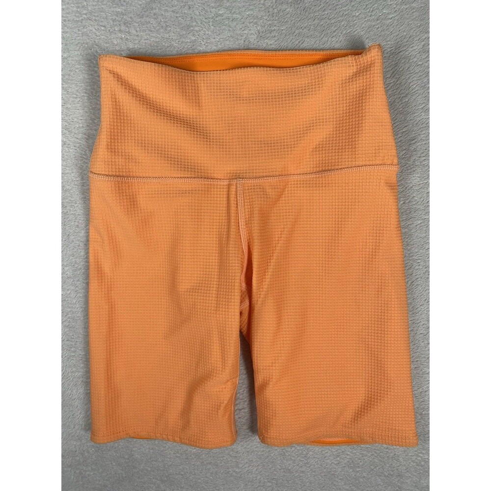 Stone fox x Pac Sun Shanti biker shorts Size Small Orange Pull on stretch